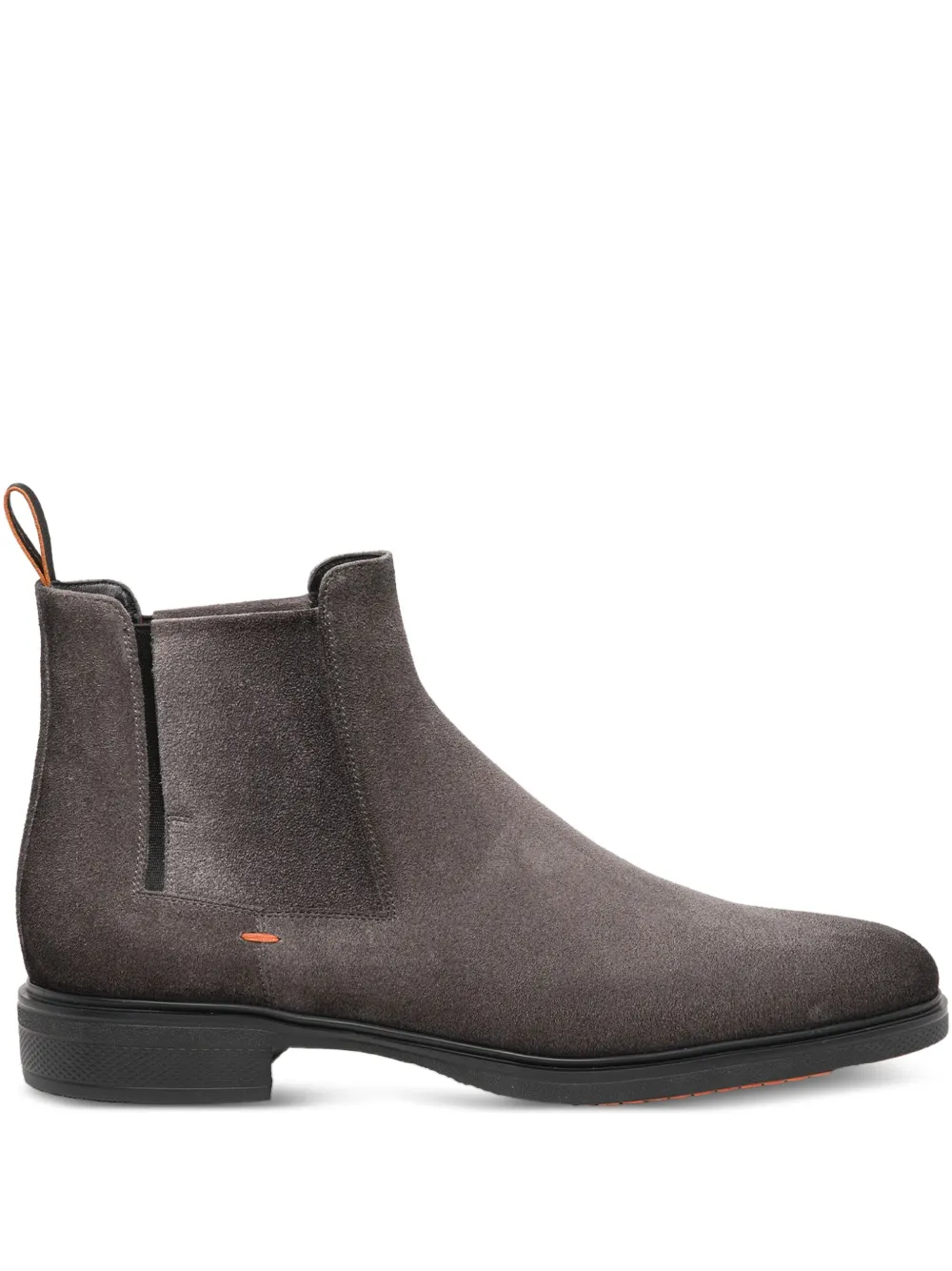 

Замшевые ботинки с эластичными вставками Santoni