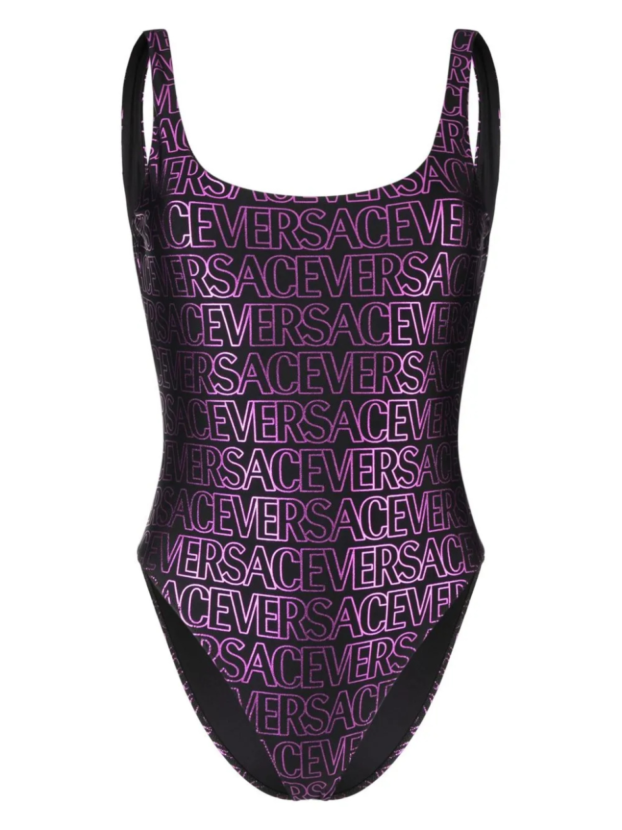 

Versace купальник с логотипом, черный