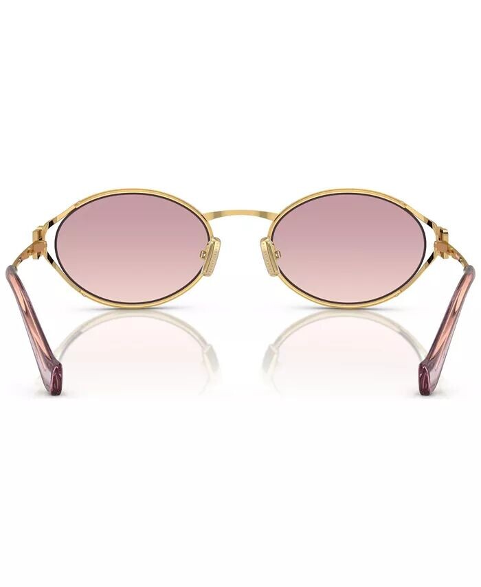 Женские солнцезащитные очки MIU MIU, золотой — фото 3