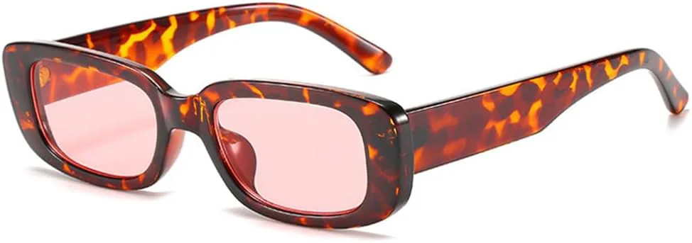 

Солнцезащитные очки UV400 с градиентным переходом цвета, маленькая оправа, панк, для женщин и мужчин, для бега и активного отдыха generic, C9leopard-pink