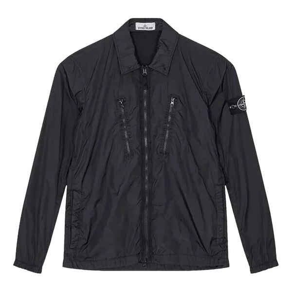 

Куртка overshirt 'black' Stone Island, черный
