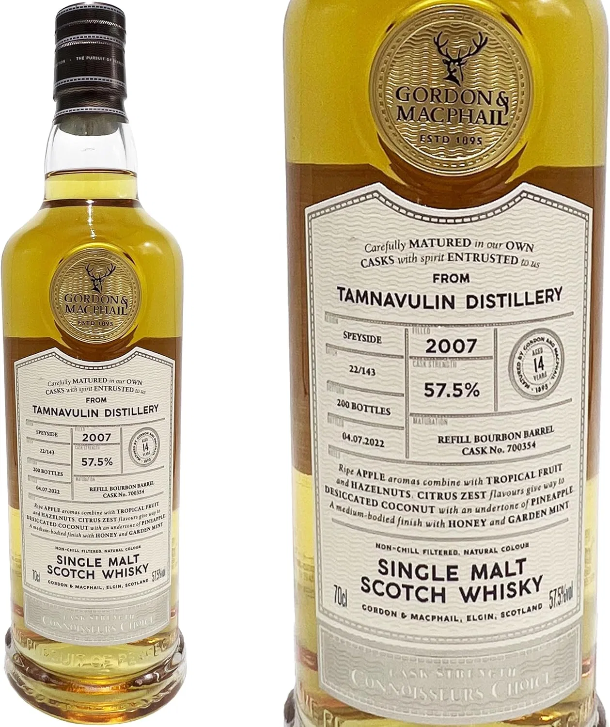 Губная помада Tamnavulв 14yo Gordon & McFile Coniccer's Choice Cask Strength 2007