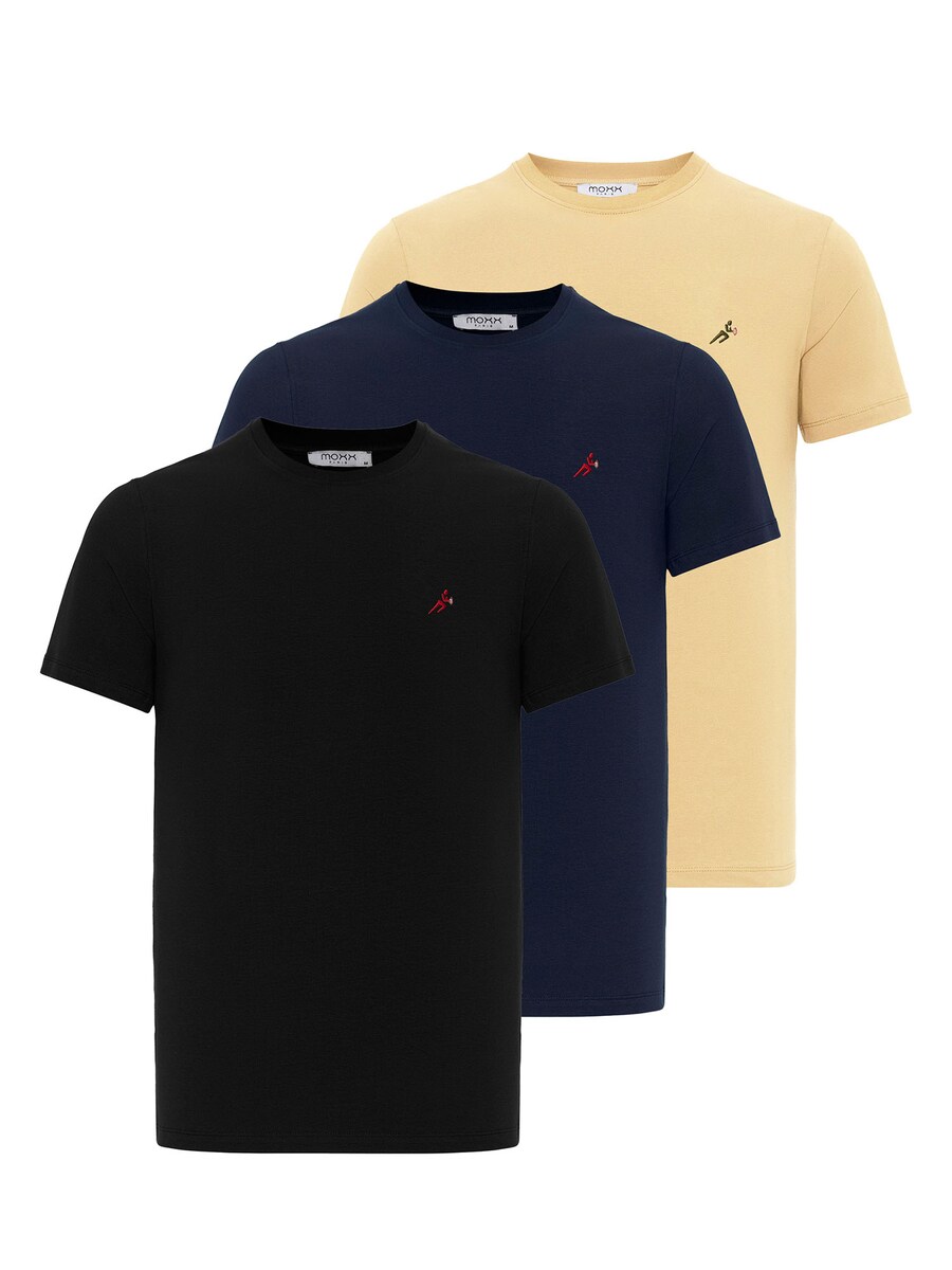 

Рубашка Moxx Paris, цвет Sand/marine blue/Black