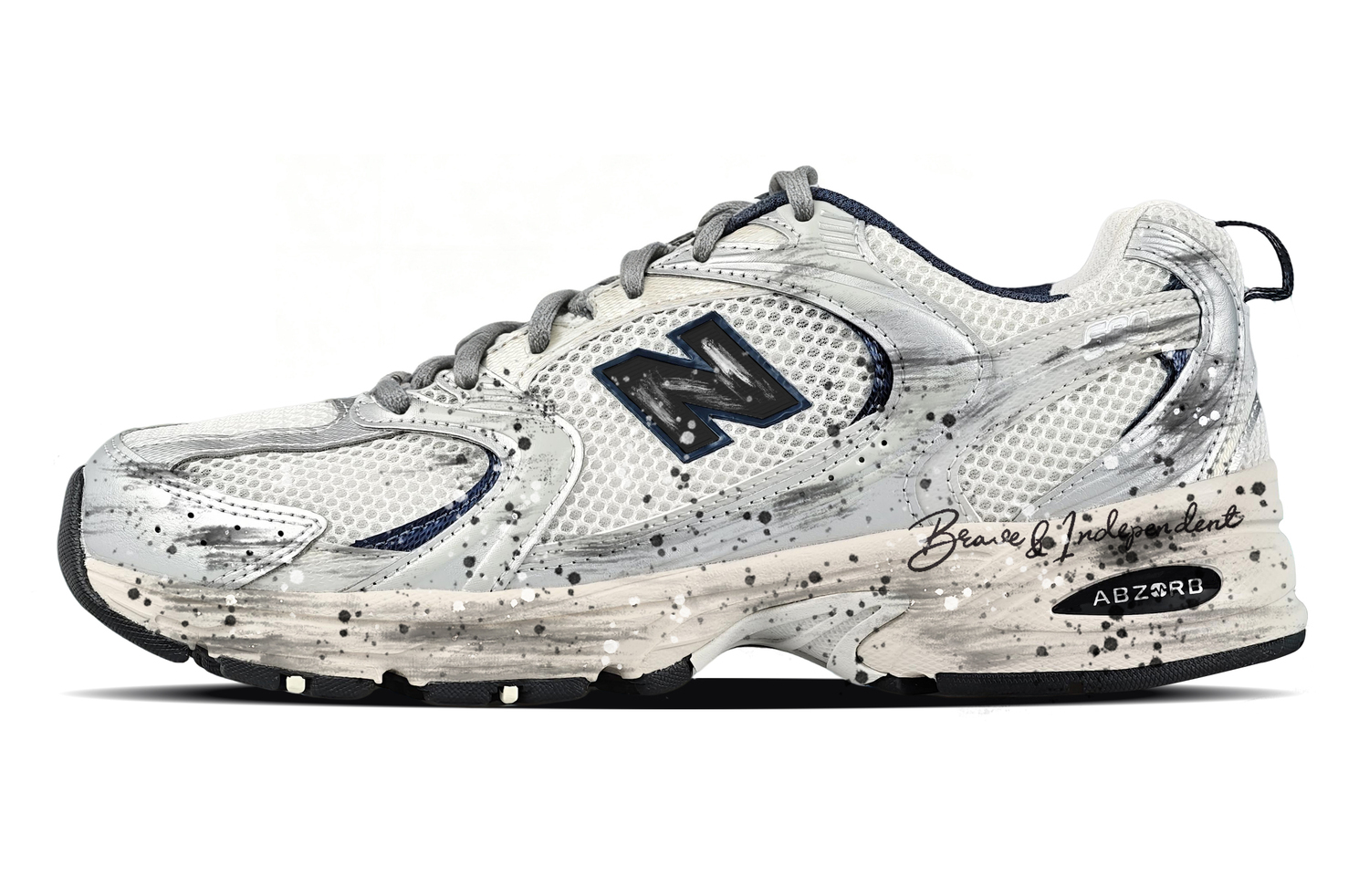 

New Balance NB 530 амортизирующие, износостойкие низкие кроссовки Unisex Black White