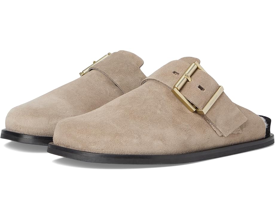 

Сабо AllSaints Eris Suede Mule, цвет Taupe Grey