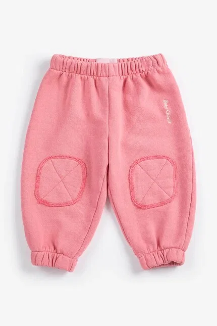 Спортивные штаны из хлопка Spodnie dresowe Bobo Choses, розовый — фото 2
