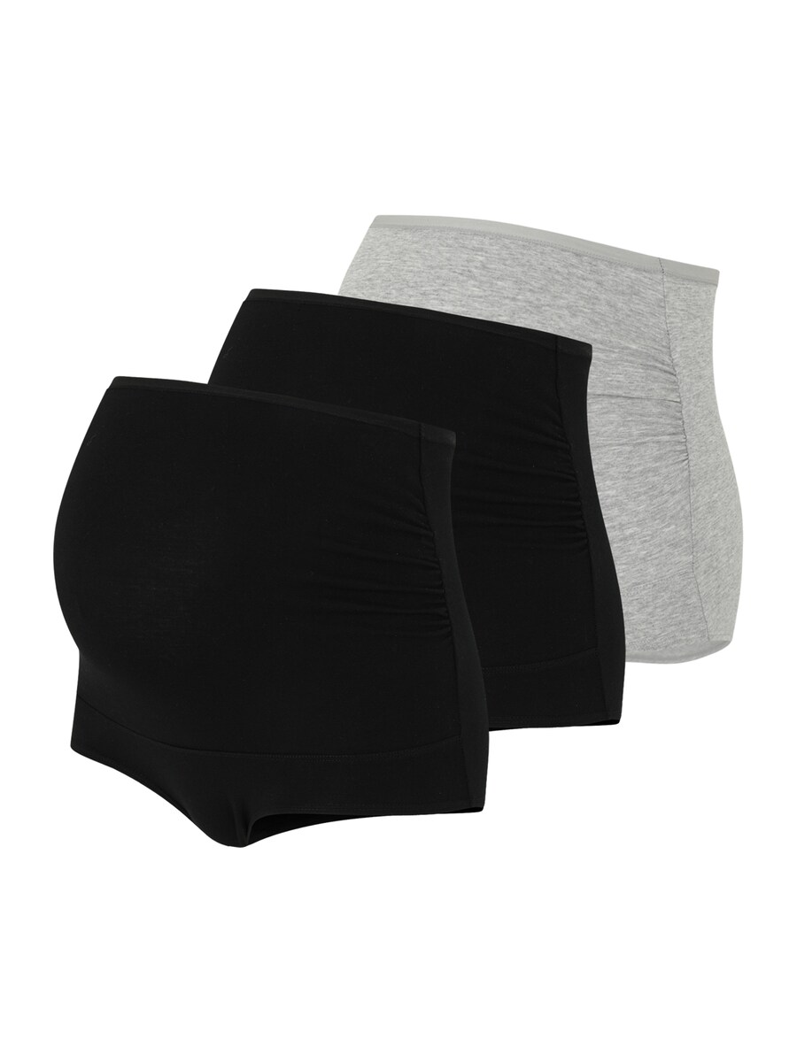 

Бой-шорты Lindex Maternity, цвет mottled grey/Black