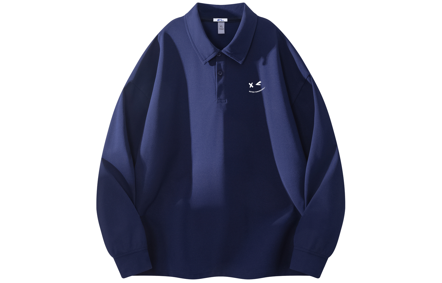 

Футболка Huichao Riding The Wind Collection с рукавом дроп-шолдер унисекс WARRIOR, темно-синий