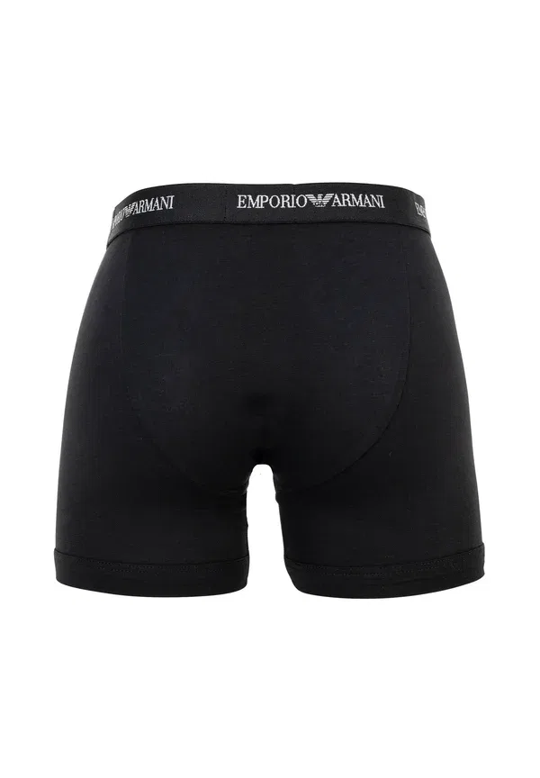 Трусы боксеры 3 pack Emporio Armani, черный/черный/черный — фото 3