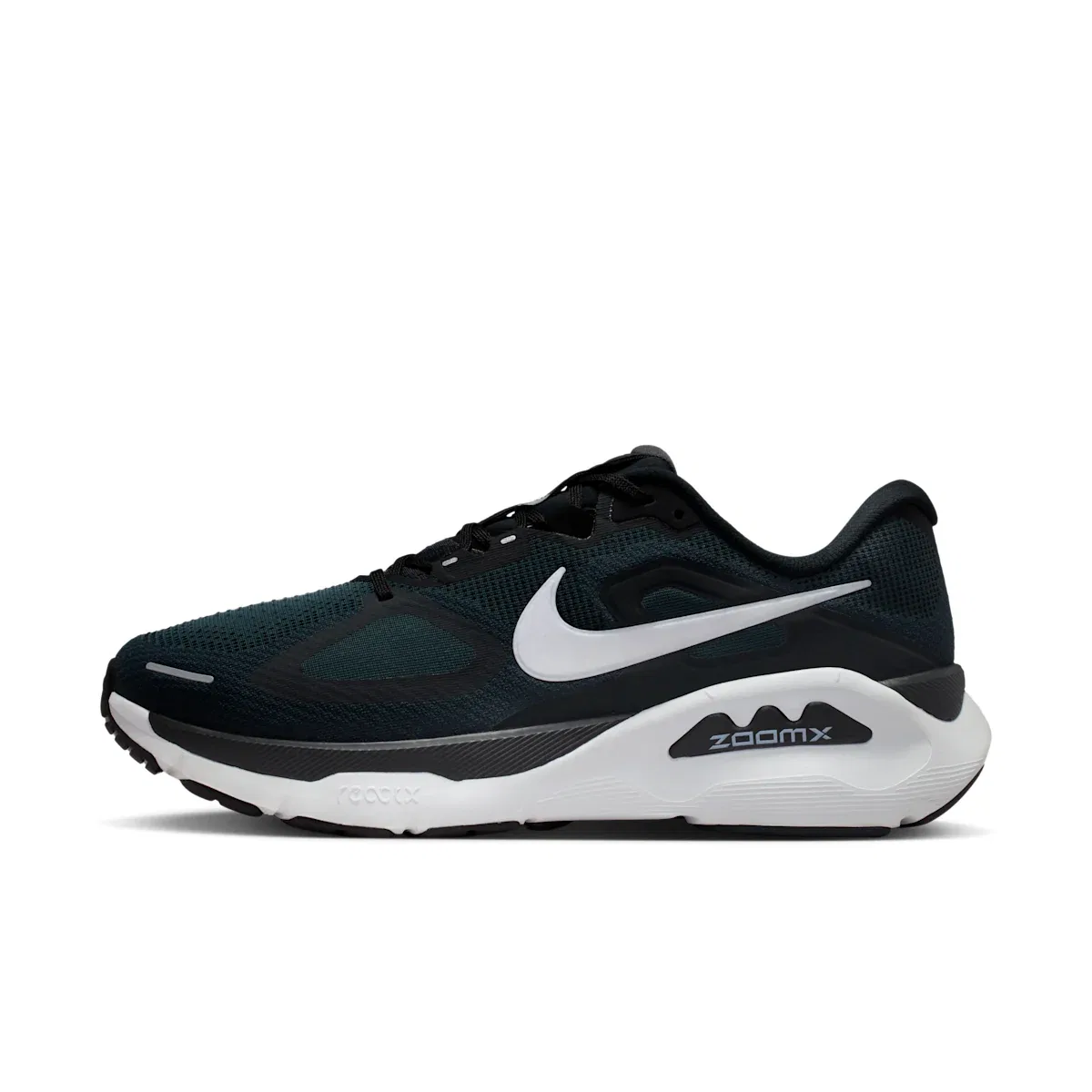 Мужские беговые кроссовки Structure Plus для бега по шоссе (широкая модель) Nike, черный
