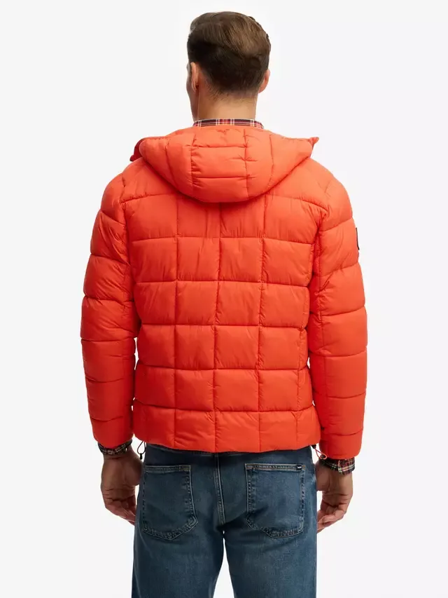 Пуховая куртка, ярко-оранжевого цвета Superdry — фото 2
