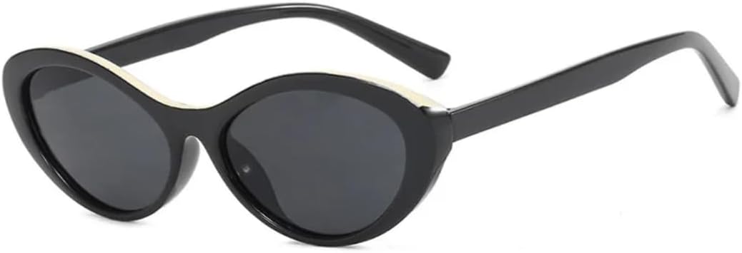 

Солнцезащитные очки с защитой от УФ-излучения UV400 | Овальные линзы «кошачий глаз» с леопардовым принтом, разноцветные | для женщин и мужчин, для занятий спортом на открытом воздухе и вождения DSVIGF, Black-black