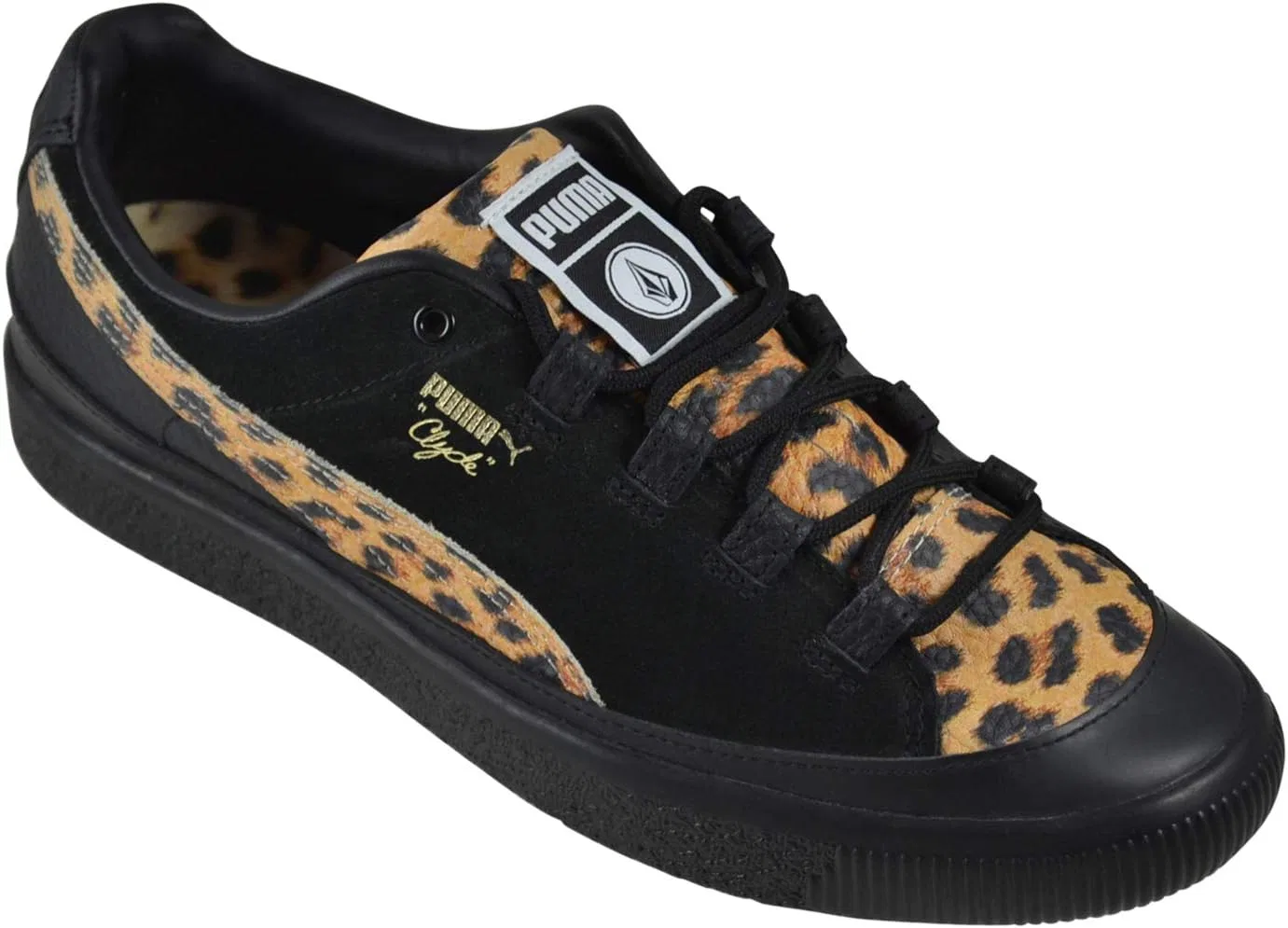 Кроссовки Puma Clyde RT x Volcom for BLS Black/White — фото 2