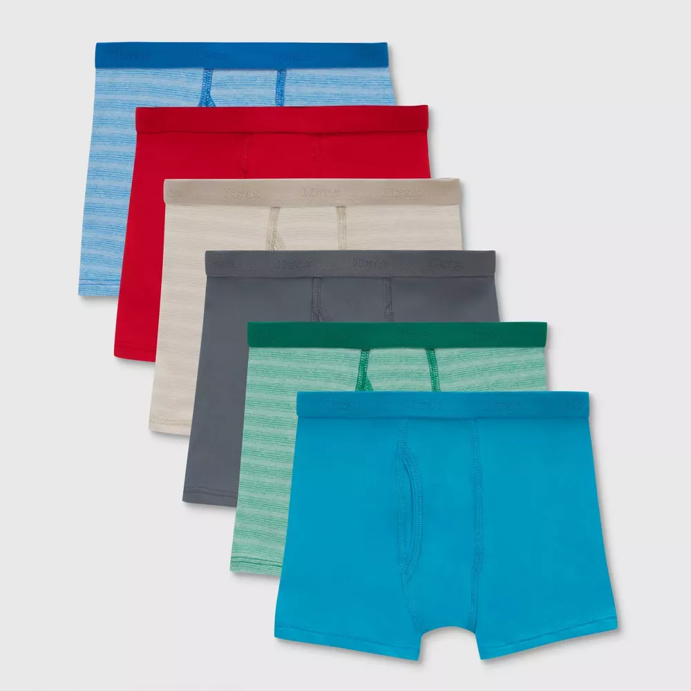 

Боксеры-шорты из микрофибры для малышей Hanes для мальчиков, цвет Blue
