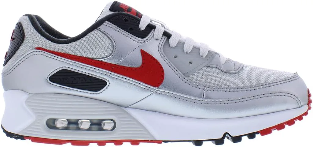 Мужские кроссовки NIKE Air Max 90 PRM, красный — фото 4