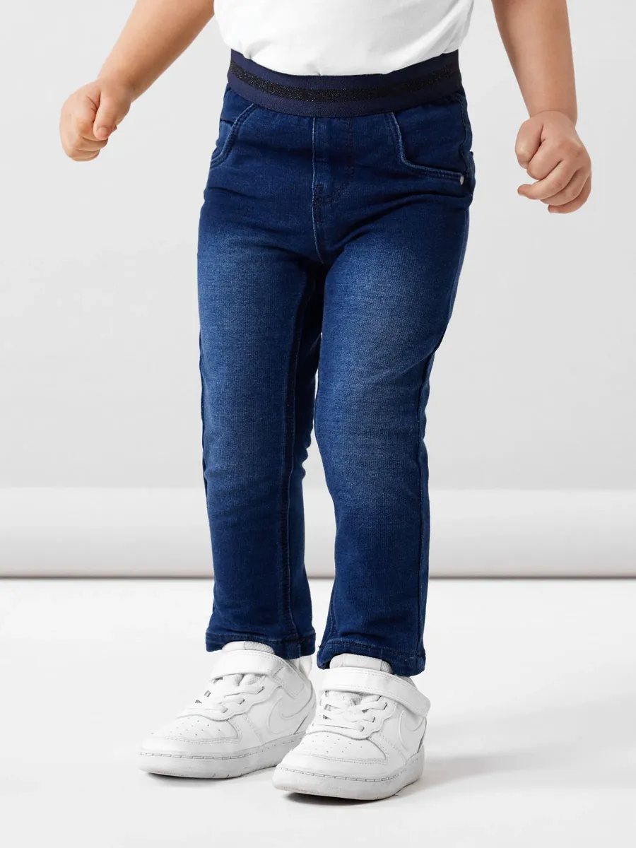 

Джинсовые джеггинсы Name It "NMFSALLI DNMTORINA SWE LEGGING", синий