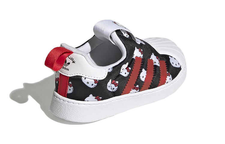 Сандалии Adidas Superstar 360 Hello Kitty Cloud White Core Black Vivid Red TD — фото 4