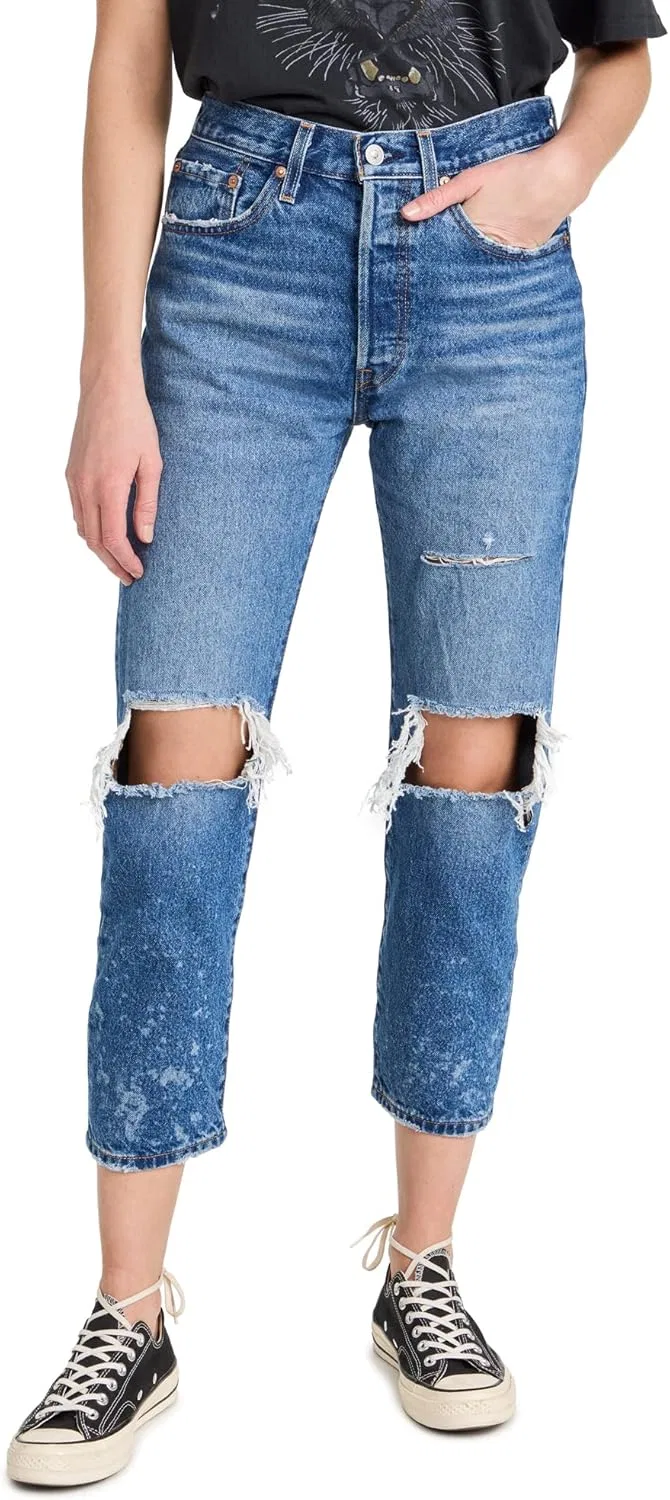 Укороченные джинсы Premium 501 Levi's