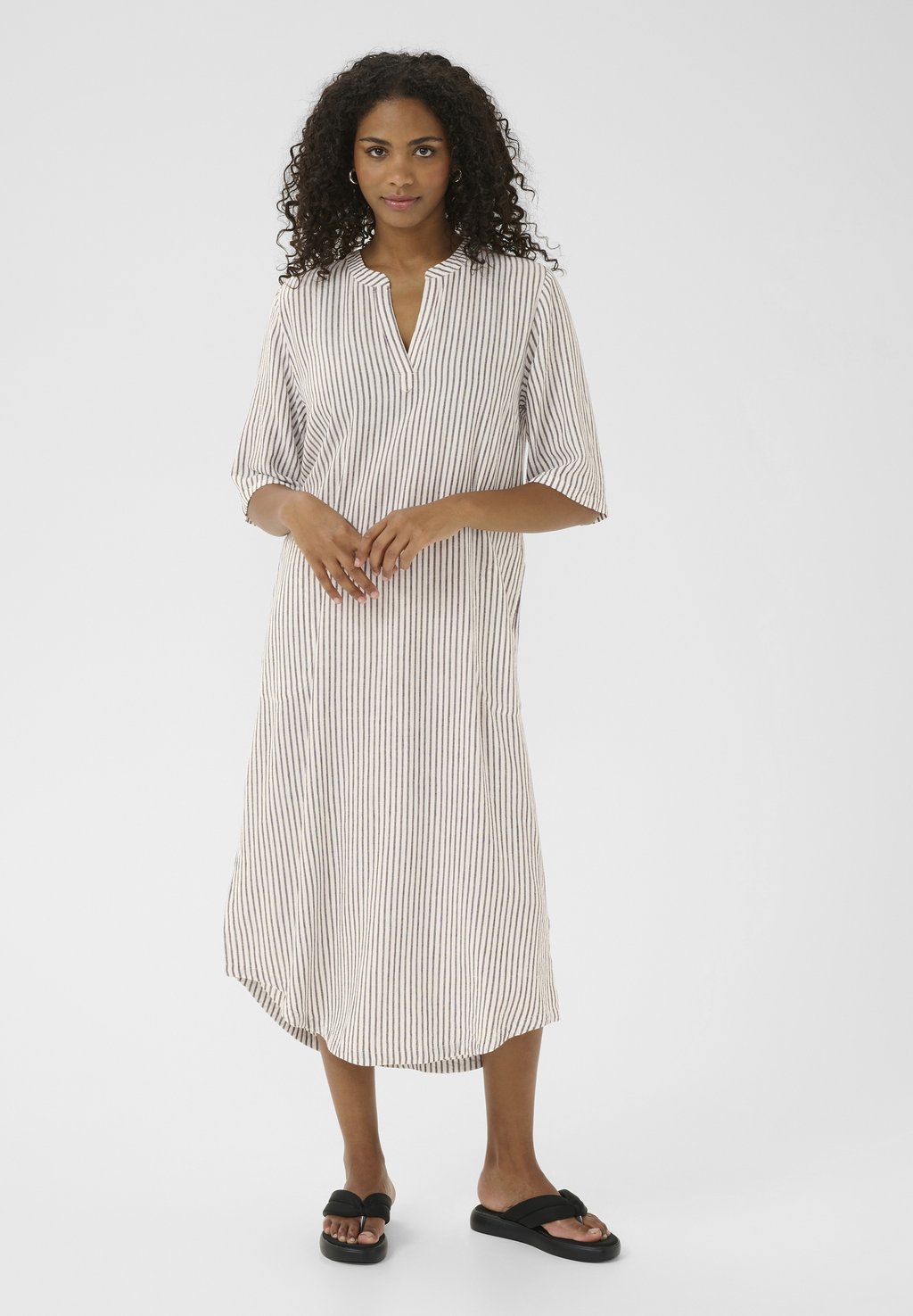 

Повседневное платье KAMILIA KAFTAN Kaffe, бежевый