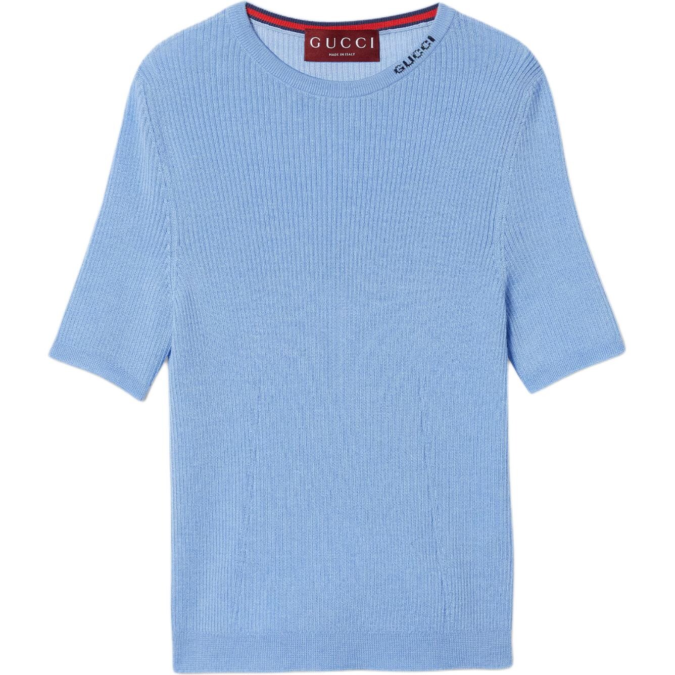 

Трикотаж женский светло-голубой Gucci