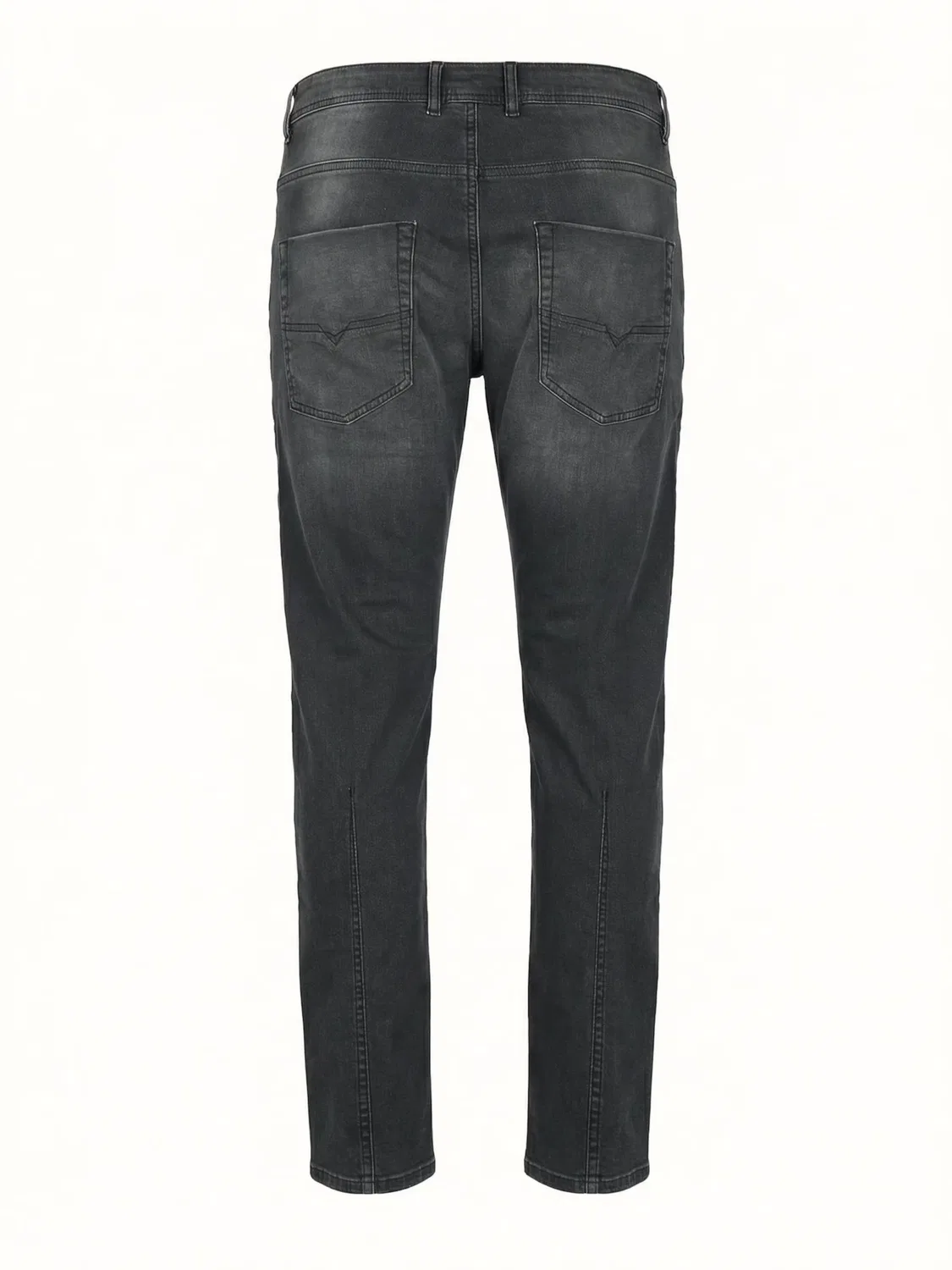 Зауженные джинсы Diesel 2030 D-KROOLEY JOGGJEANS Superstretch & Supersoft темно-серого цвета — фото 3