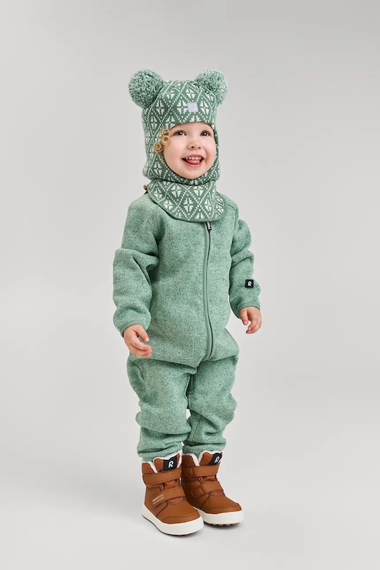 

Детская шерстяная балаклава Куураан Reima, зеленый