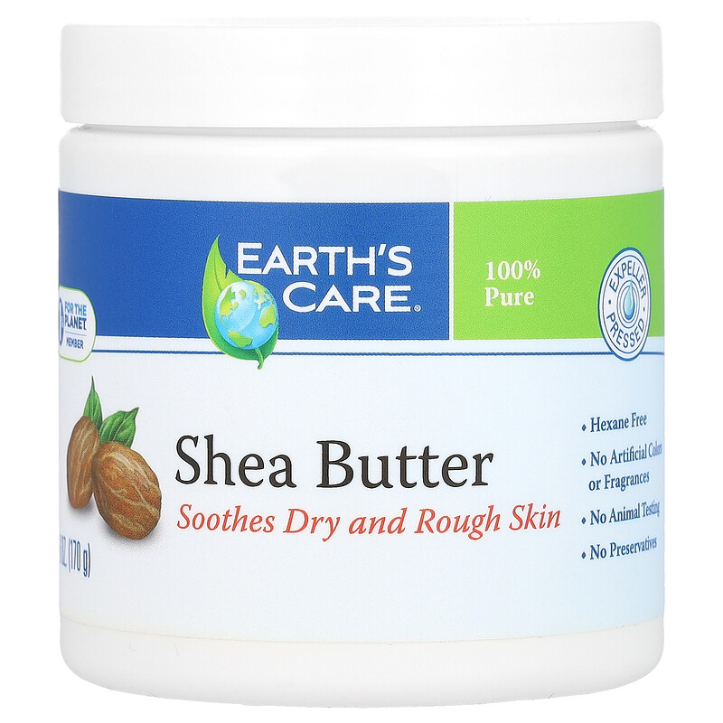 

Earth's Care, 100% чистое масло ши, 170 г (6 унций)
