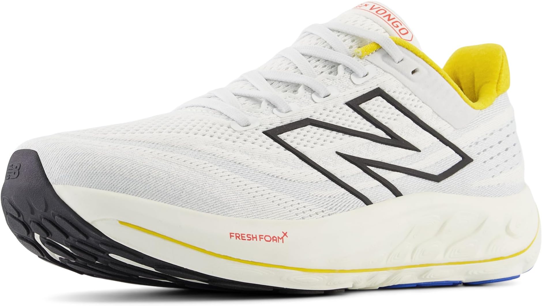 

Кроссовки New Balance Fresh Foam X Vongo v6, цвет White/Ginger Lemon