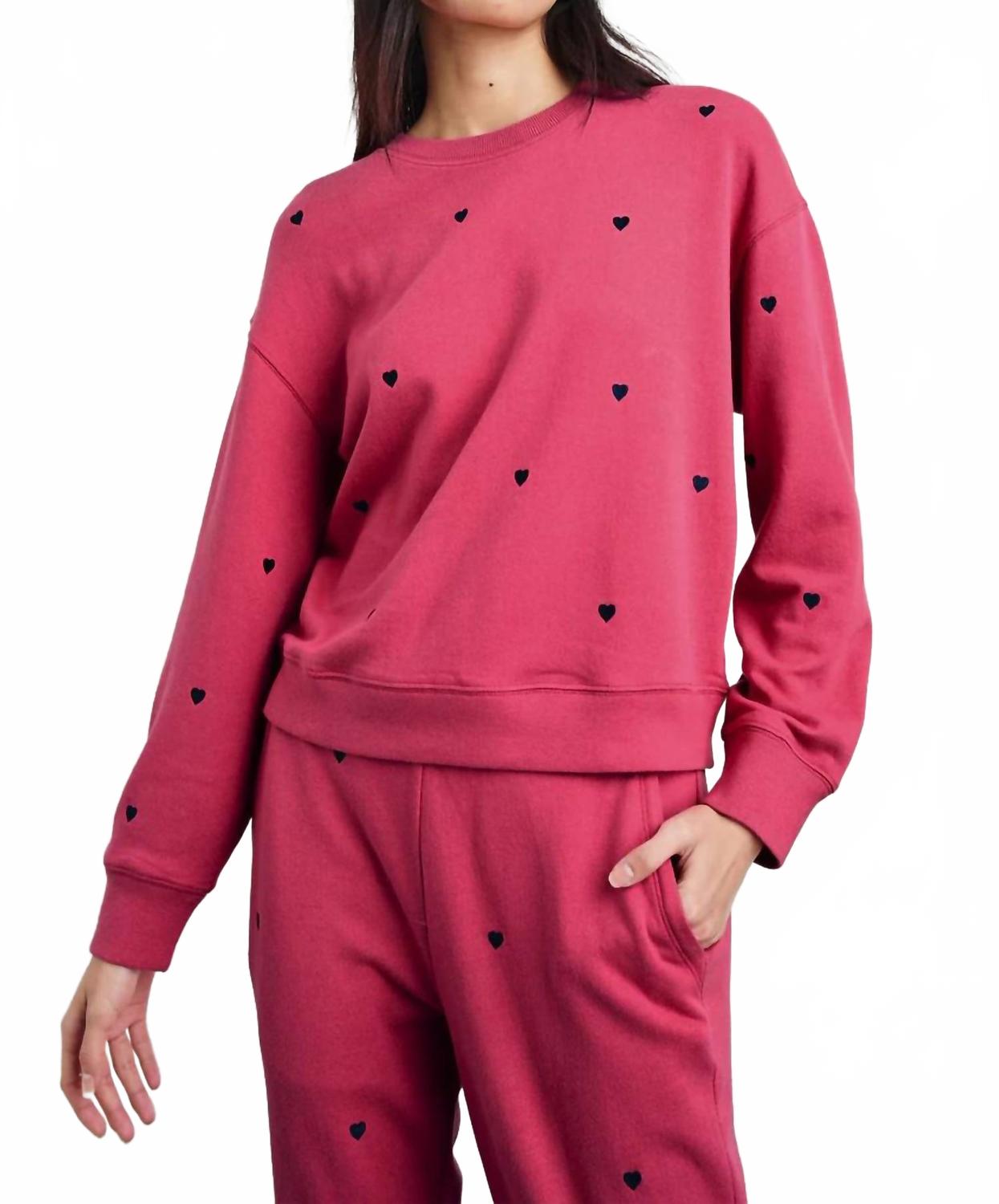 

Толстовка «Рамона» с розовыми полуночными сердцами Rails