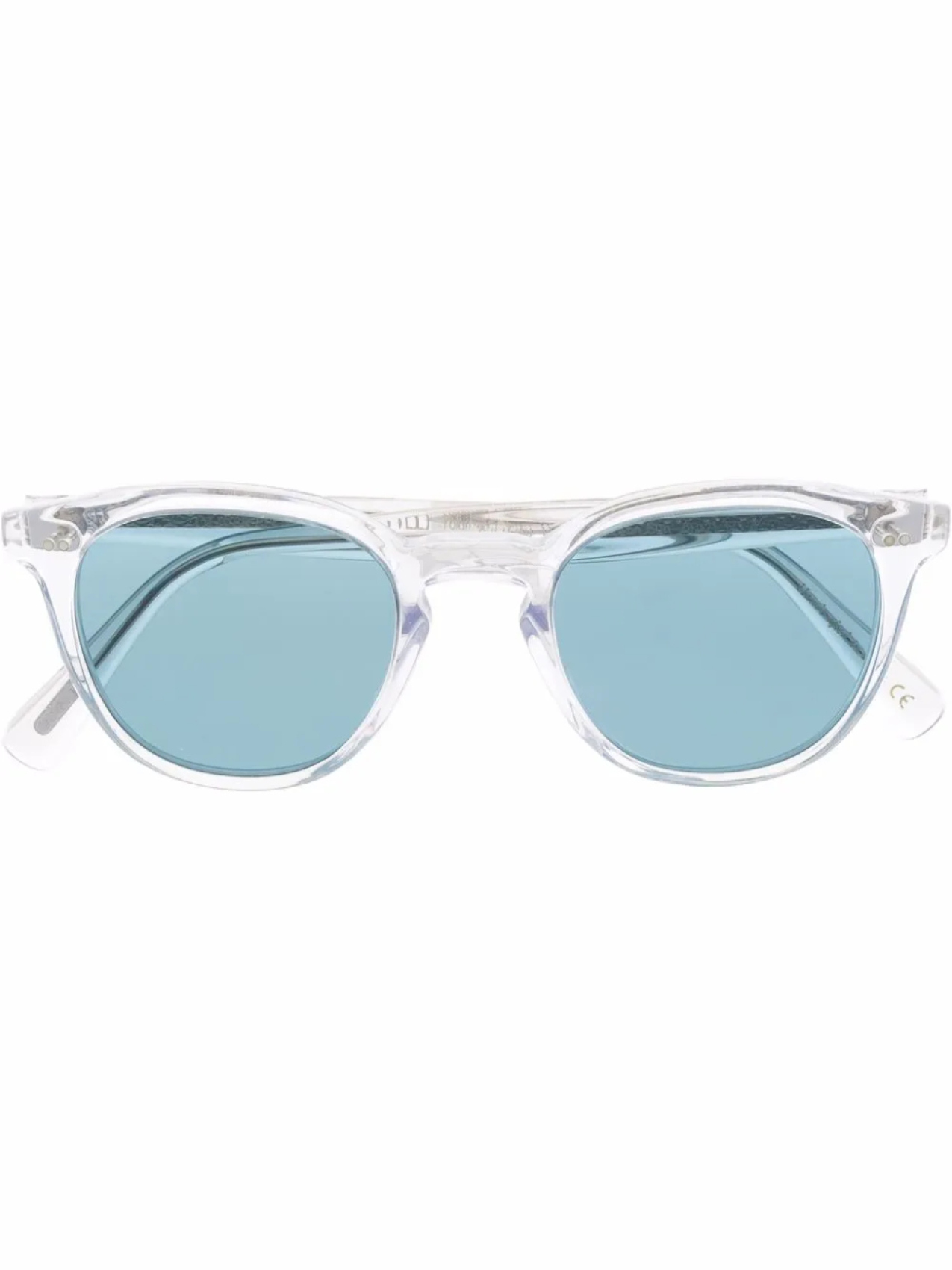 

Солнцезащитные очки Desmon трапециевидной формы Oliver Peoples, белый