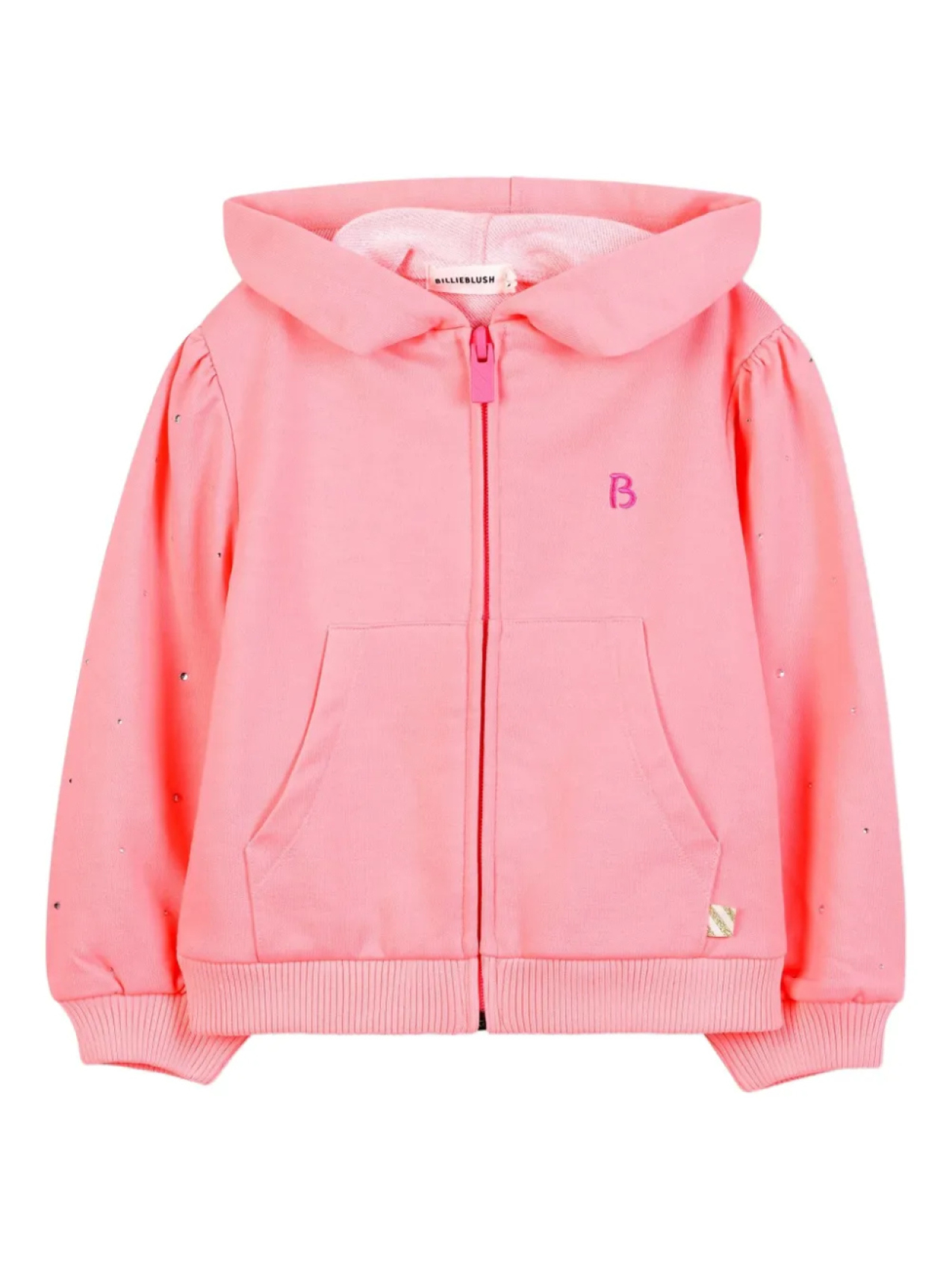 

Billieblush худи со стразами, розовый