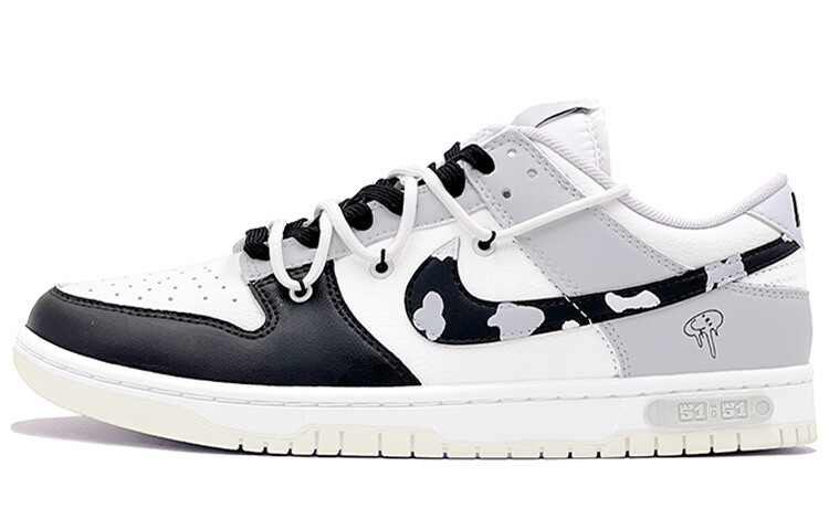 

Кроссовки Nike Dunk Skateboard Shoes Women's Low-Top White Black, Черный, Кроссовки Nike Dunk Skateboard Shoes Women's Low-Top White Black