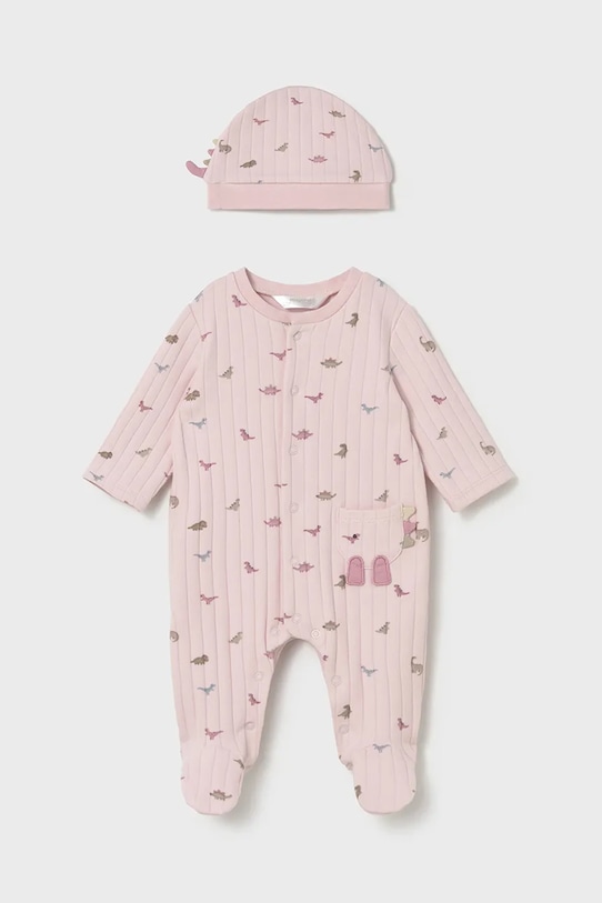 

Пижама и шапочка для новорожденного Mayoral Newborn, розовый