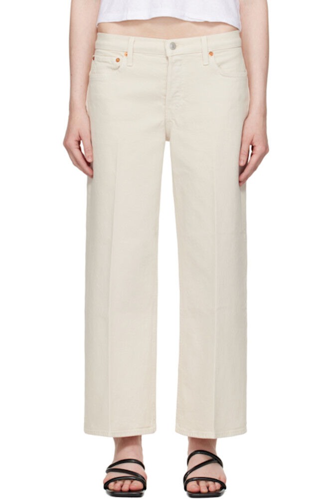 

Укороченные джинсы Off-White Comfort Stretch Wide Leg Re/Done
