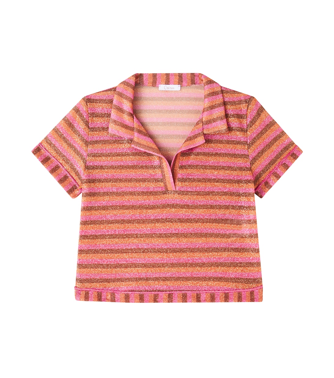 

Полосатая поло Lumière Oséree Kids, Striped Lurex