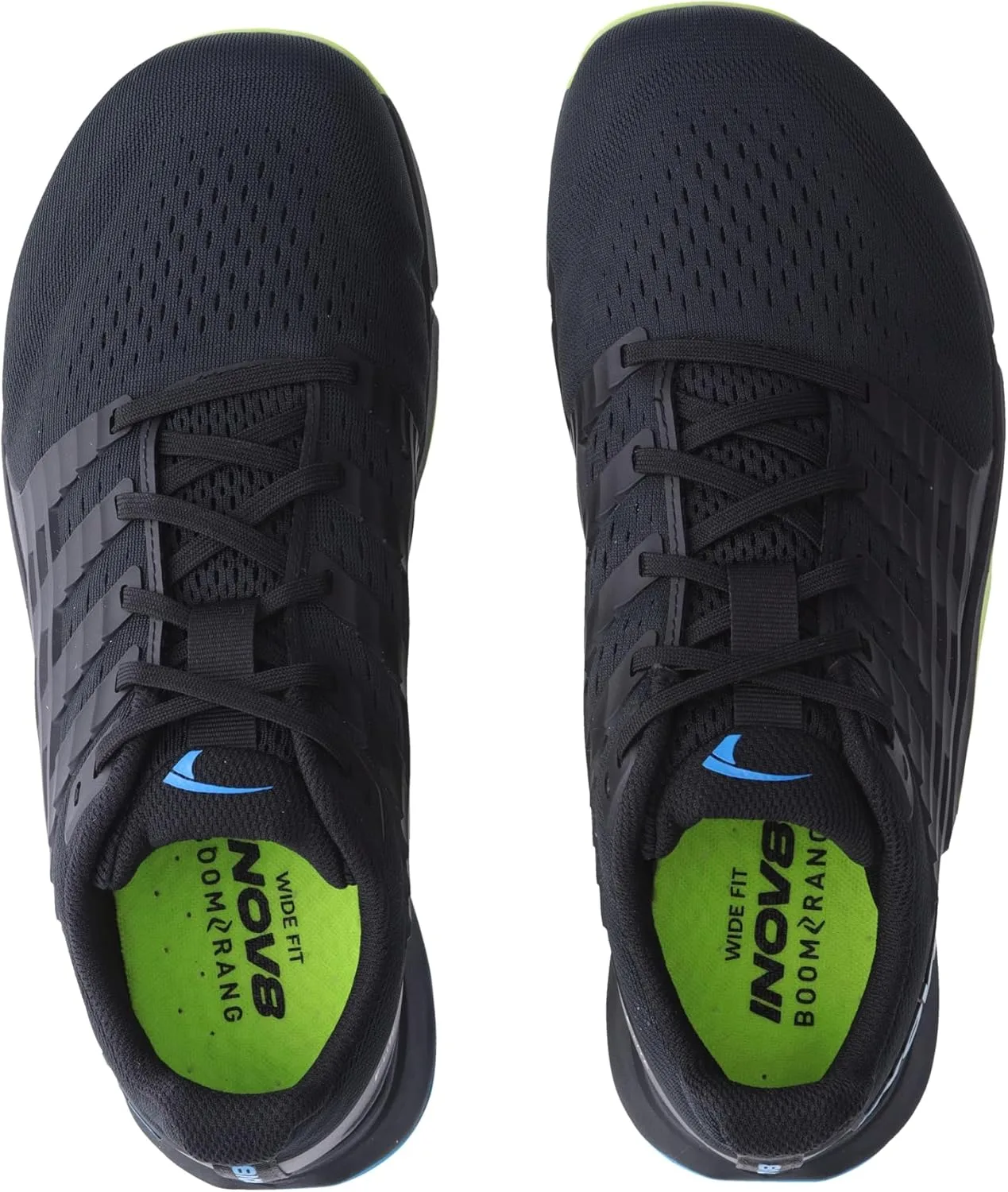 Мужские кроссовки INOV8 F-Lite, черный/синий/салатовый — фото 3