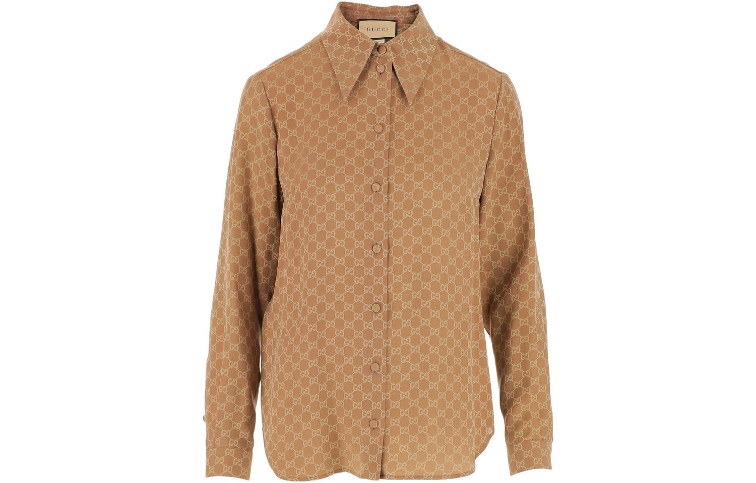 

Рубашка женская коричневая Gucci