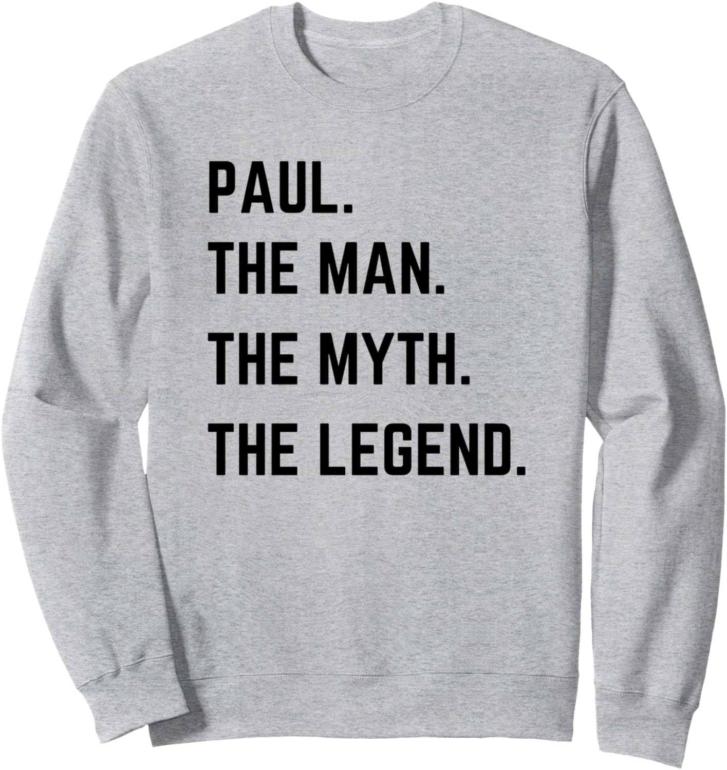 

Толстовка «Пол - человек, миф, легенда», посвященная Дню отца Personal The Man The Myth The Legend Mens Gifts, серый