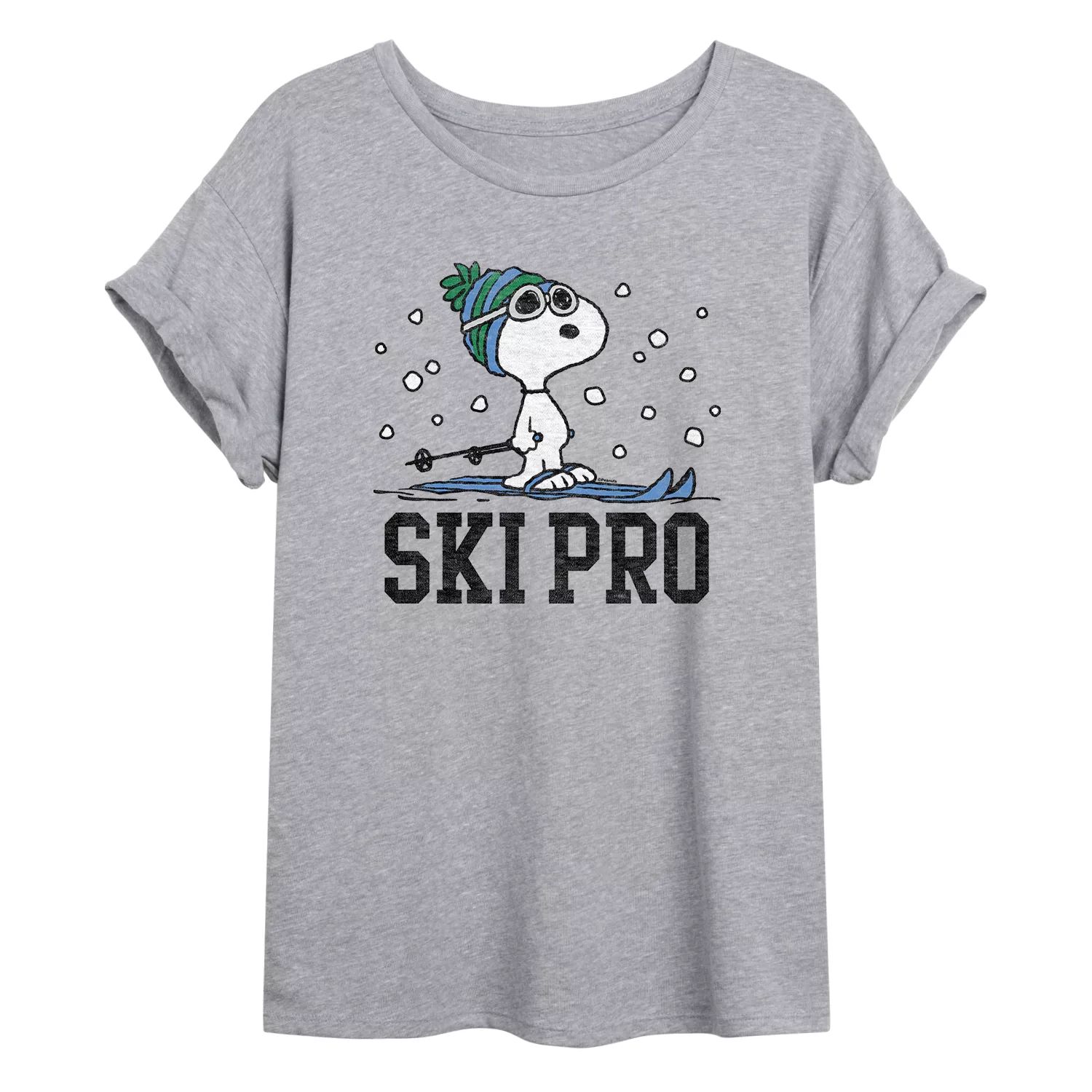 

Большая футболка для юниоров Peanuts Snoopy "Ski Pro" Licensed Character