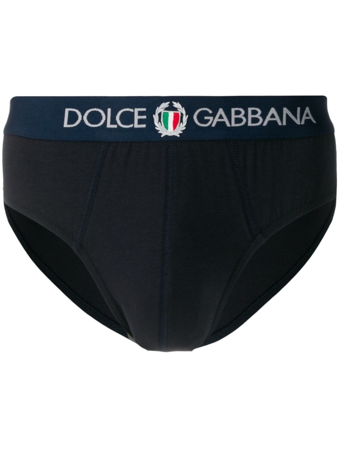 

Dolce & Gabbana трусы-брифы с вышитым логотипом, синий