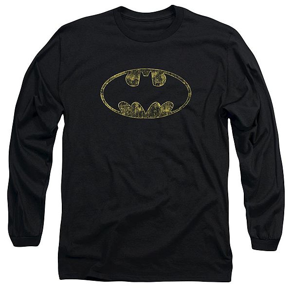 

Футболка с длинным рукавом Batman tattered logo Licensed Character
