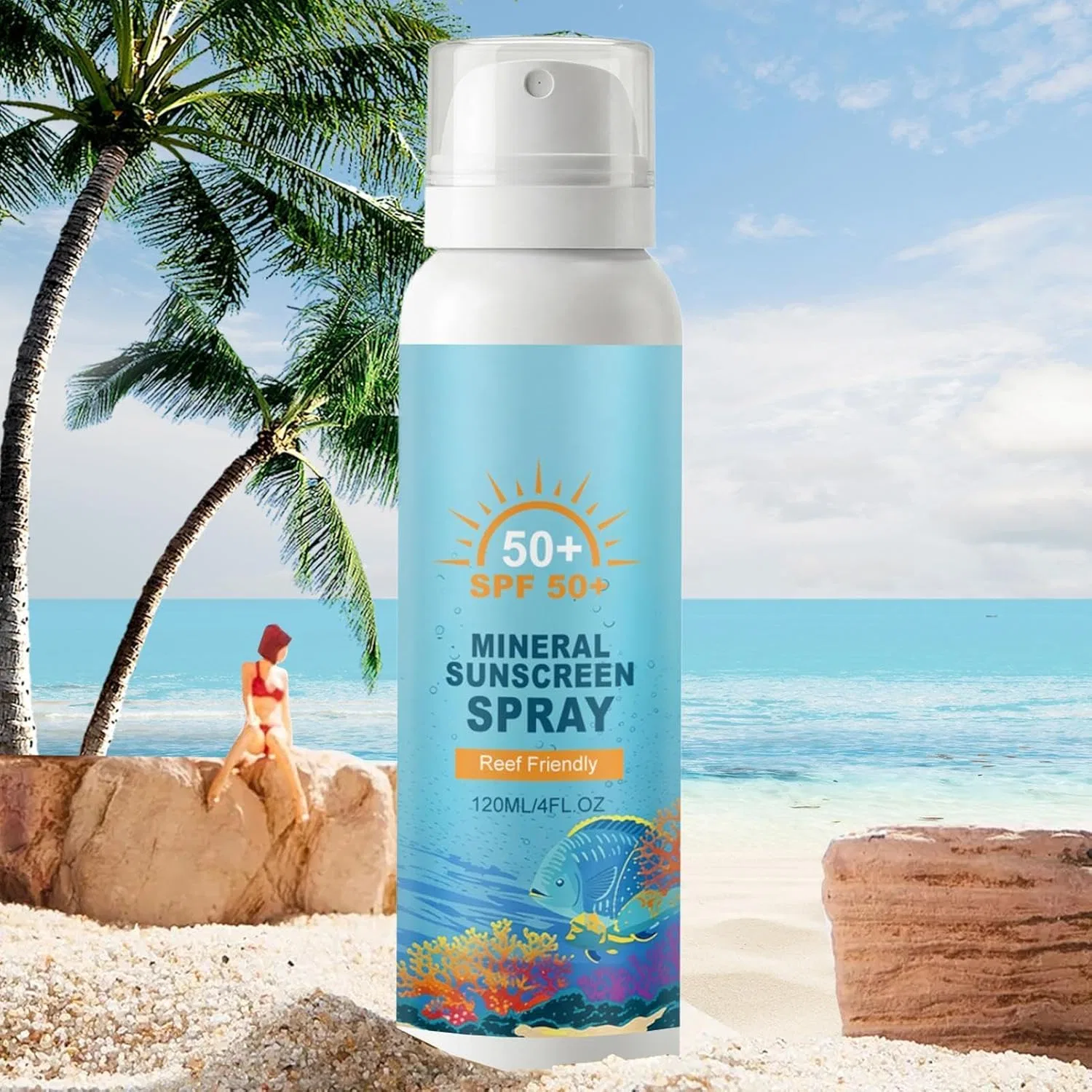 Спрей-солнцезащитный крем SPF 50 UVA/UVB, 120 мл Generisch — фото 4