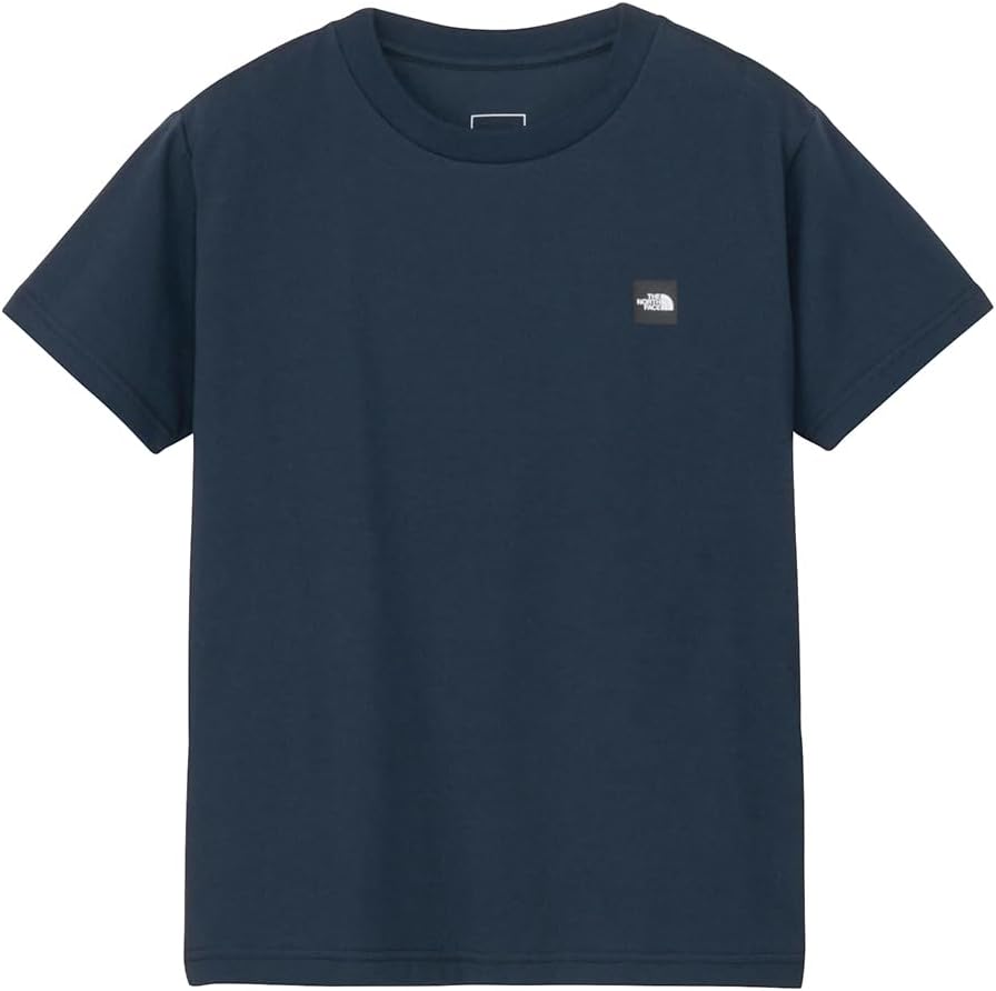 

Футболка The North Face с коротким рукавом, крой и пошив, размер S/S, небольшой логотип в виде квадрата, темно-синий