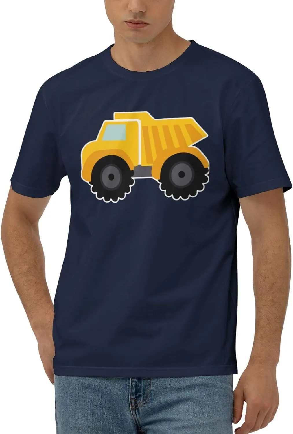 

Футболка Rubbish Truck мужская с коротким рукавом, Cotton, Quick-Drying, черная JYEXSEIZ
