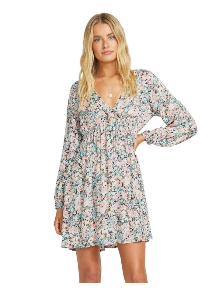 

Короткое платье Billabong, розовый
