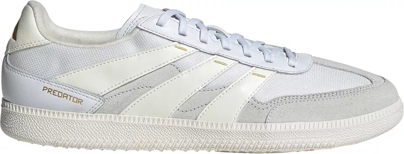 Adidas Predator Кроссовки для мини-футбола для фристайла, белый/золотой