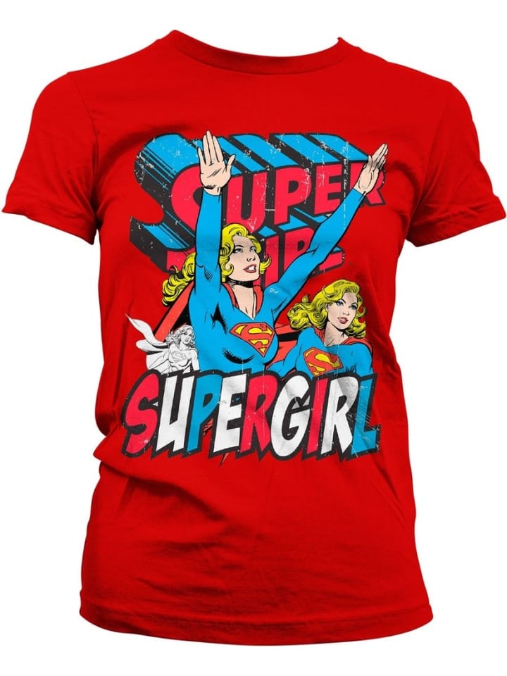 

Футболка DC Super Heroes, красный