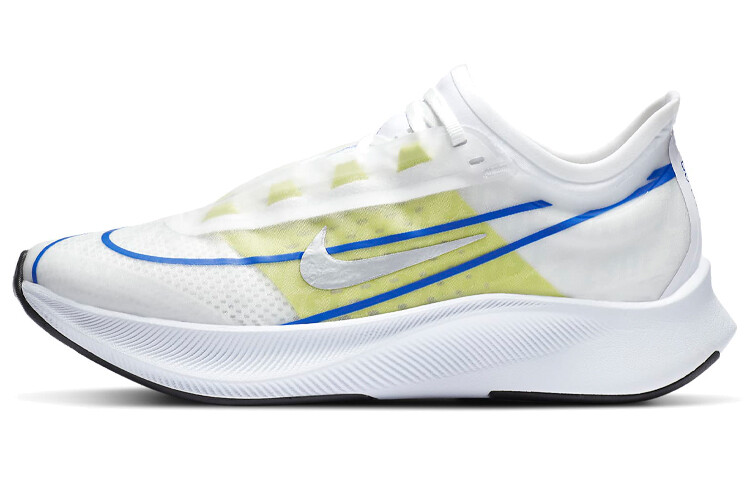 

Nike Zoom Fly 3 белый серебристый синий лайм (женские)