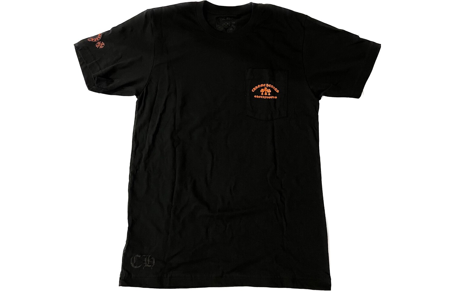 

Футболка унисекс черная Chrome Hearts, черный
