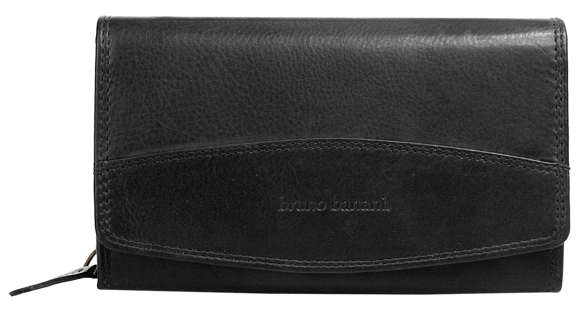 

Кошелек Bruno Banani, натуральная кожа, черный